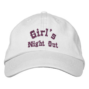 Casquette Brodée La nuit de la fille amusante