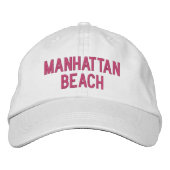 CASQUETTE BRODÉE LA PLAGE DE MANHATTAN (Devant)