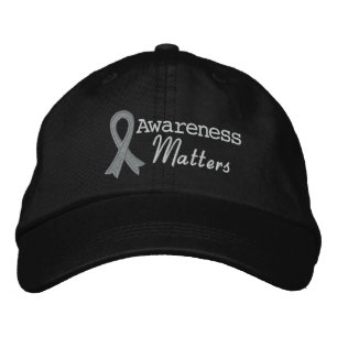 Casquette Brodée La sensibilisation au cancer du cerveau est import