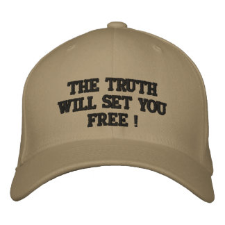 CASQUETTE BRODÉE LA VÉRITÉ VOUS LIBÉRERA !