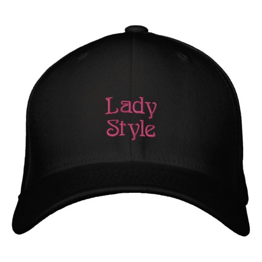 Casquette Brodée Lady Embroidered Hat (Devant)
