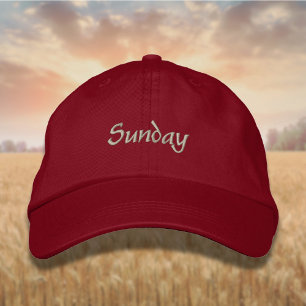 Casquette Brodée Laisser le dimanche en couleur Baguette