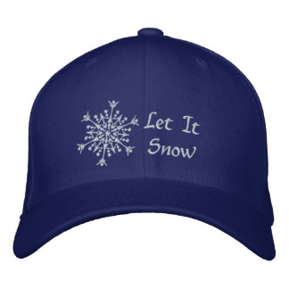 Casquette Brodée Laisser neiger