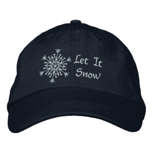 Casquette Brodée Laissez tomber la neige