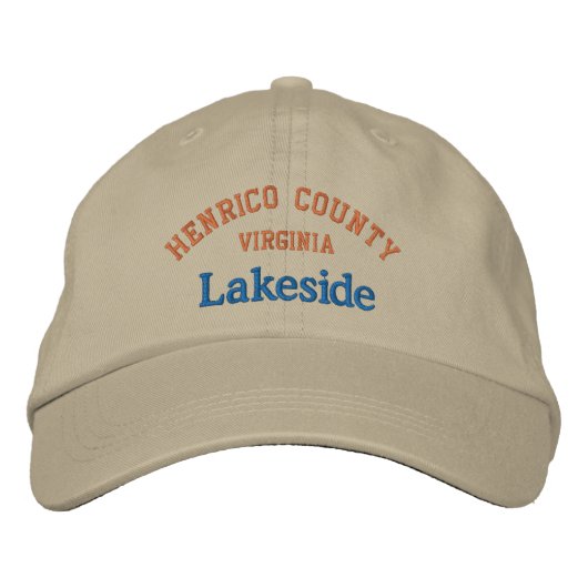 Casquette Brodée Lakeside Henrico (Devant)