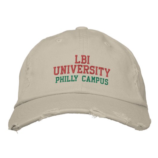 CASQUETTE BRODÉE LBI UNIVERSITY TM (Devant)