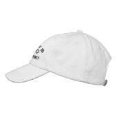 Casquette Brodée Le chef est ARMED 2 (Gauche)