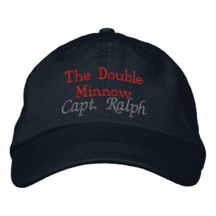 Casquette Brodée Le Double Minnow, Capt Ralph - Customisé