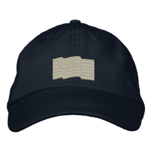 Casquette Brodée Le drapeau américain des Etats-Unis tient le