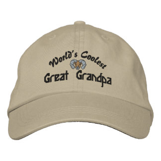 Casquette Brodée Le grand grand grand-père brodé le plus froid du m