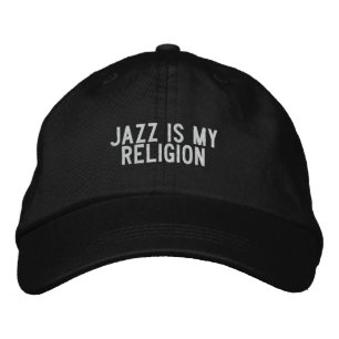 Casquette Brodée le jazz est ma religion