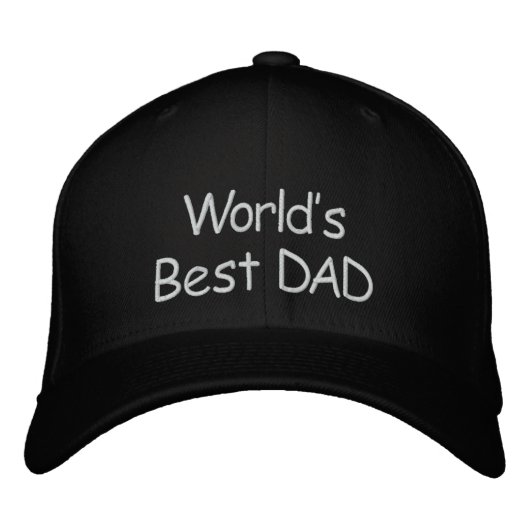 Casquette Brodée Le meilleur papa du monde (Devant)