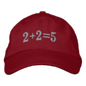 Casquette Brodée Le nouveau mathe (Devant)