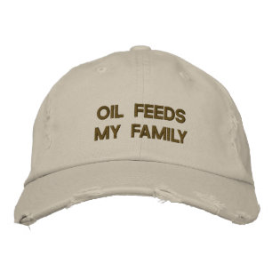 CASQUETTE BRODÉE LE PÉTROLE NOURRIT MA FAMILLE