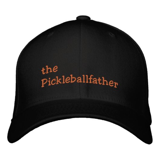 Casquette Brodée le Pickleballpère (Devant)