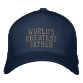 Casquette Brodée Le plus grand père du monde (Devant)