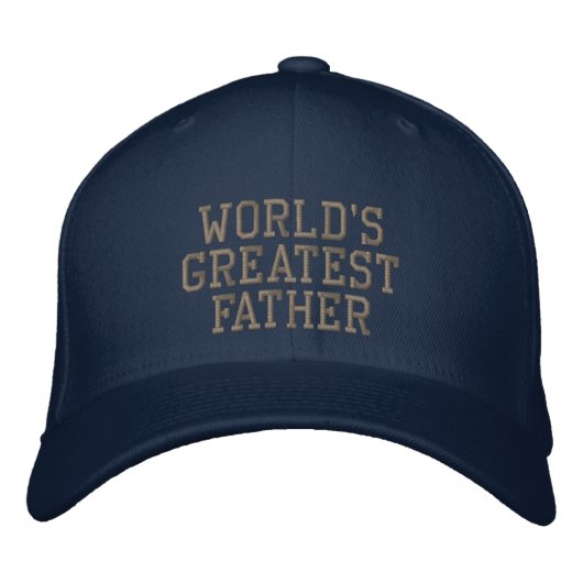 Casquette Brodée Le plus grand père du monde (Devant)