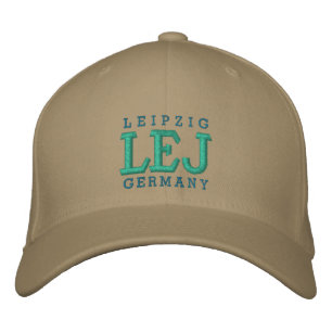 Casquette Brodée Leipzig, Allemagne "LEJ"