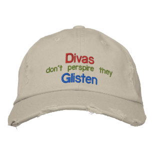 Casquette Brodée Les Divas ne pensent pas qu'ils écoutent