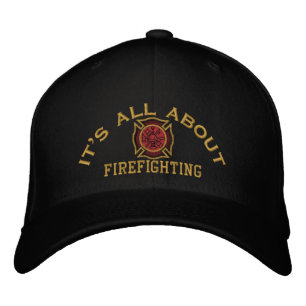 Casquette Brodée Les valeurs de pompier Broderie personnalisée