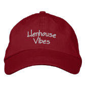 Casquette Brodée Lettering Henhouse Vibes in light Yellow (Devant)