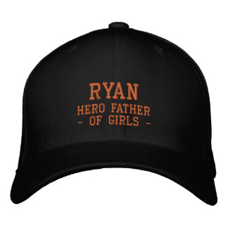 Casquette Brodée Lettering Ryan - héros père des filles
