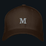 Casquette Brodée Lettre initiale Monogramme M Laine flexible<br><div class="desc">Monogramme M Lettre initiale Casquette de baseball brodé en laine Flexfit, Taille du Casquette Flexfit est S/M, 6 3/4" - 7 1/4" et Vous pouvez modifier le texte. Le Basic Flexfit Wool Casquette est un type de casquette de baseball populaire connu pour son ajustement confortable et son design classique. L'une...</div>