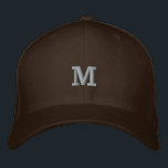 Casquette Brodée Lettre initiale Monogramme M Laine flexible<br><div class="desc">Monogramme M Lettre initiale Casquette de baseball brodé en laine Flexfit, Taille du Casquette Flexfit est S/M, 6 3/4" - 7 1/4" et Vous pouvez modifier le texte. Le Basic Flexfit Wool Casquette est un type de casquette de baseball populaire connu pour son ajustement confortable et son design classique. L'une...</div>