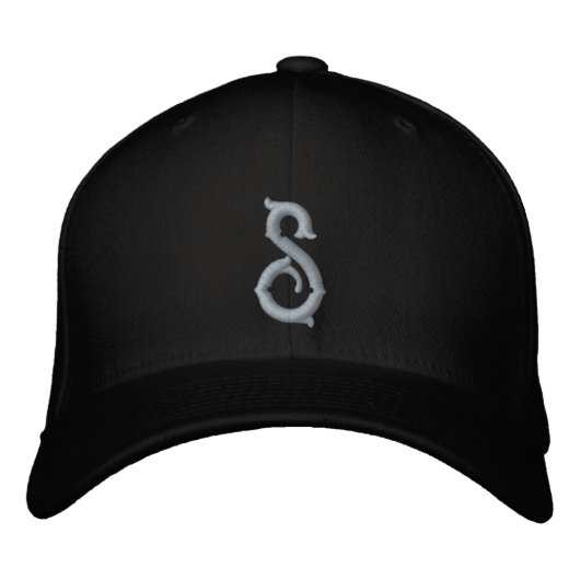 Casquette Brodée Lettre initiale S (Devant)