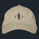Casquette Brodée Lettre M<br><div class="desc">C'est pour quiconque aime M.</div>