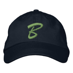 Casquette Brodée LETTRE MONOGRAPHIQUE B DE LA Broderie