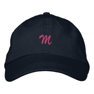 Casquette Brodée LETTRE Script M