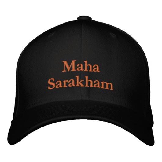 Casquette Brodée Lettrer Maha Sarakham (Devant)