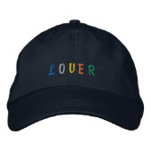 Casquette Brodée Lettres colorées (Devant)