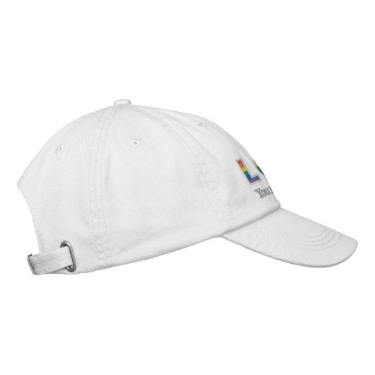 CASQUETTE BRODÉE LGBT (Droite)