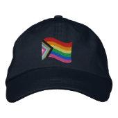 Casquette Brodée LGBTQ+ Indicateur De Fierté Progrès De Baseball Br (Devant)