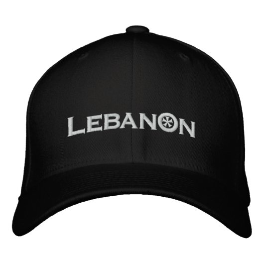 Casquette Brodée Liban (Devant)