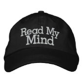 Casquette Brodée Lire mon esprit (Devant)