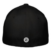 Casquette Brodée Logo Zazzle Text 0.9" (Dos)