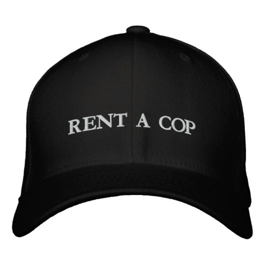 CASQUETTE BRODÉE LOUER UN COP (Devant)