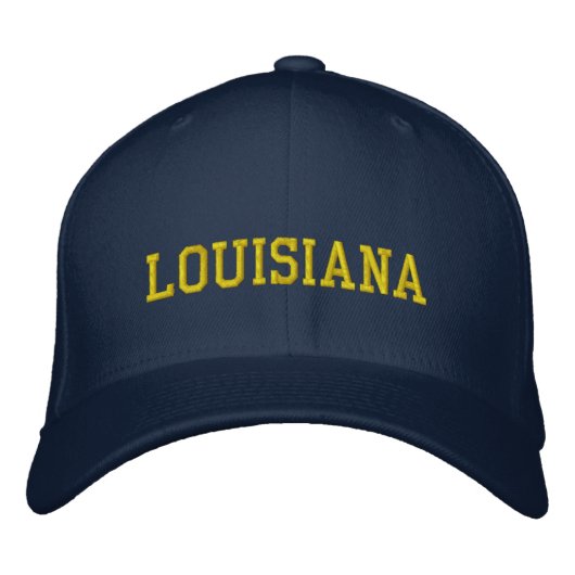 Casquette Brodée Louisiane (Devant)
