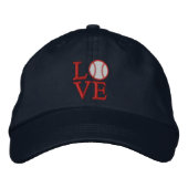 Casquette Brodée LOVE Baseball (Devant)