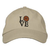 Casquette Brodée LOVE Basket (Devant)