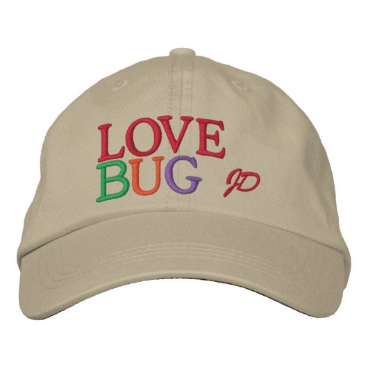 Casquette Brodée Love Bug par SRF (Devant)