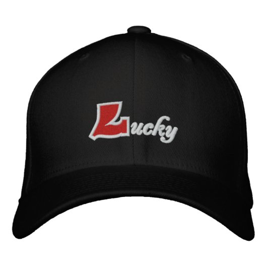 Casquette Brodée Lucky (Devant)