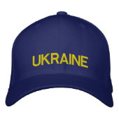 Casquette Brodée L'Ukraine Embodée Custom Ha (Devant)