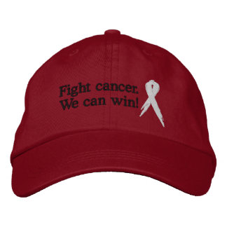 Casquette Brodée Lutter contre le cancer - nous pouvons gagner le c