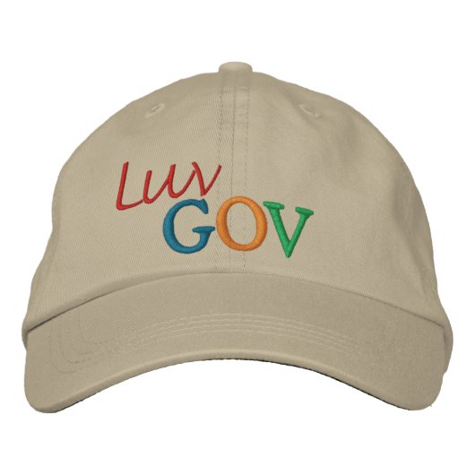 Casquette Brodée Luv Gov (Devant)