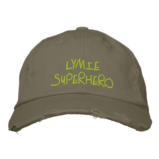 Casquette Brodée Lymie Superhero (Devant)