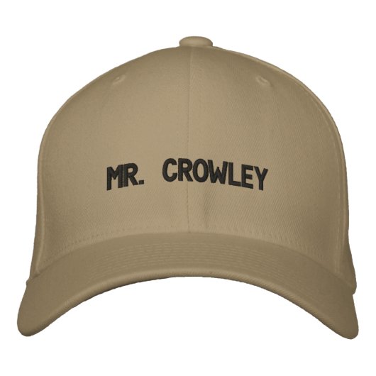 CASQUETTE BRODÉE M. CROWLEY (Devant)